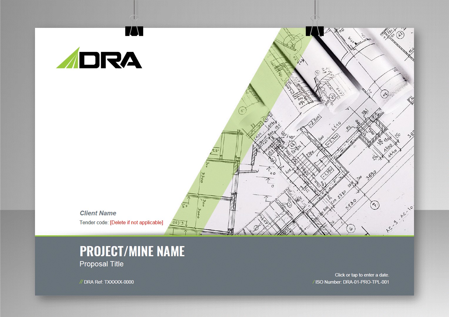 DRA Proposal Template